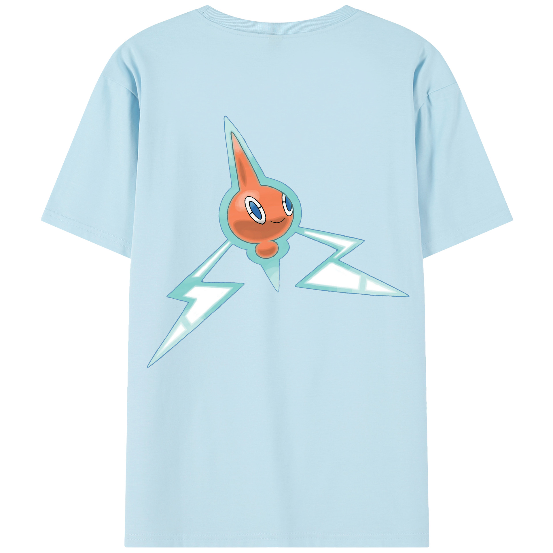 （画像用） ポケットモンスター Pokémon 綿100％半袖Tシャツ（背面プリント）